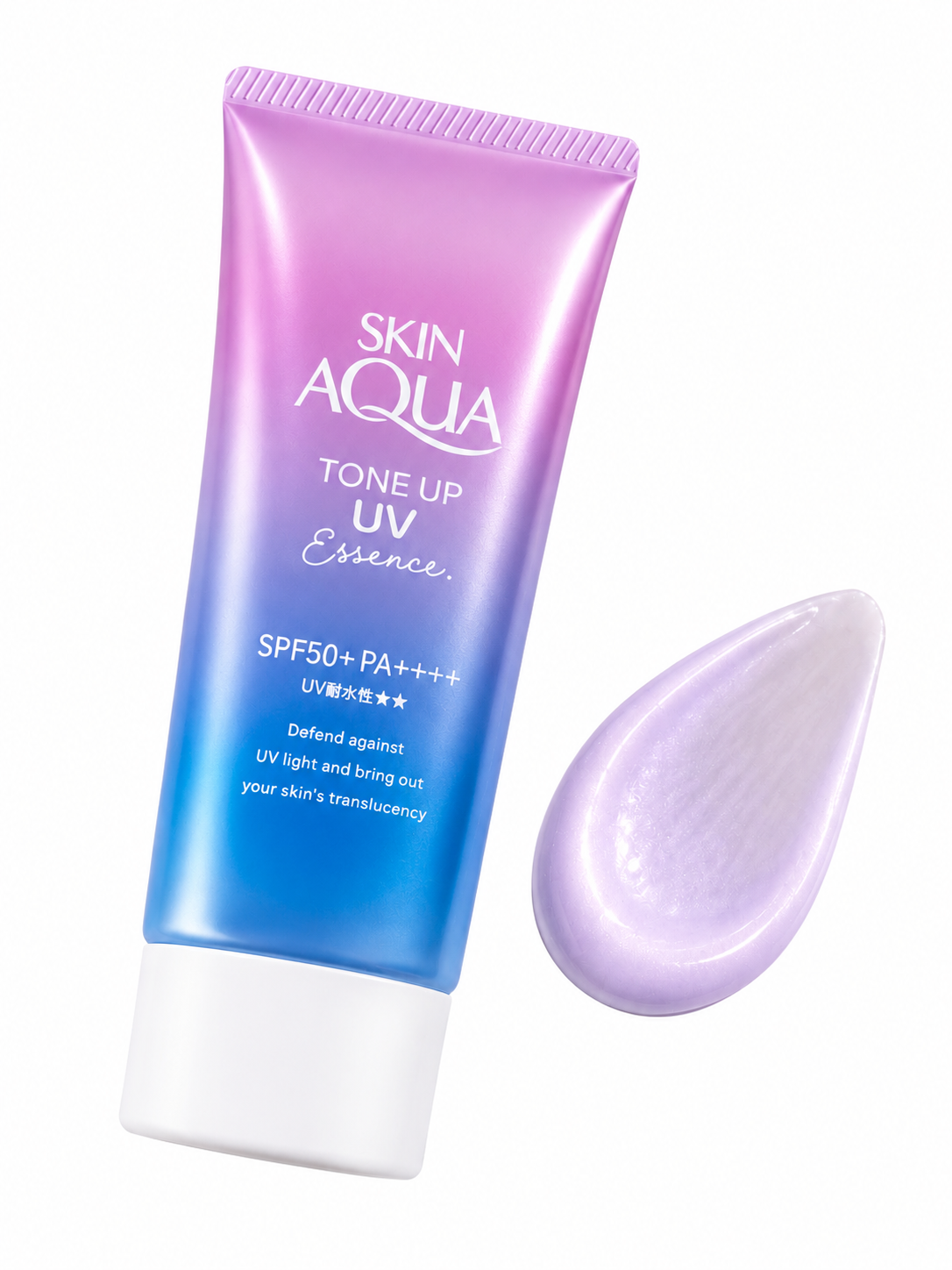 SKIN AQUA – Tone Up UV Essence Sunscreen SPF50+ PA++++ – Brightening Lavender (80g) product view 3